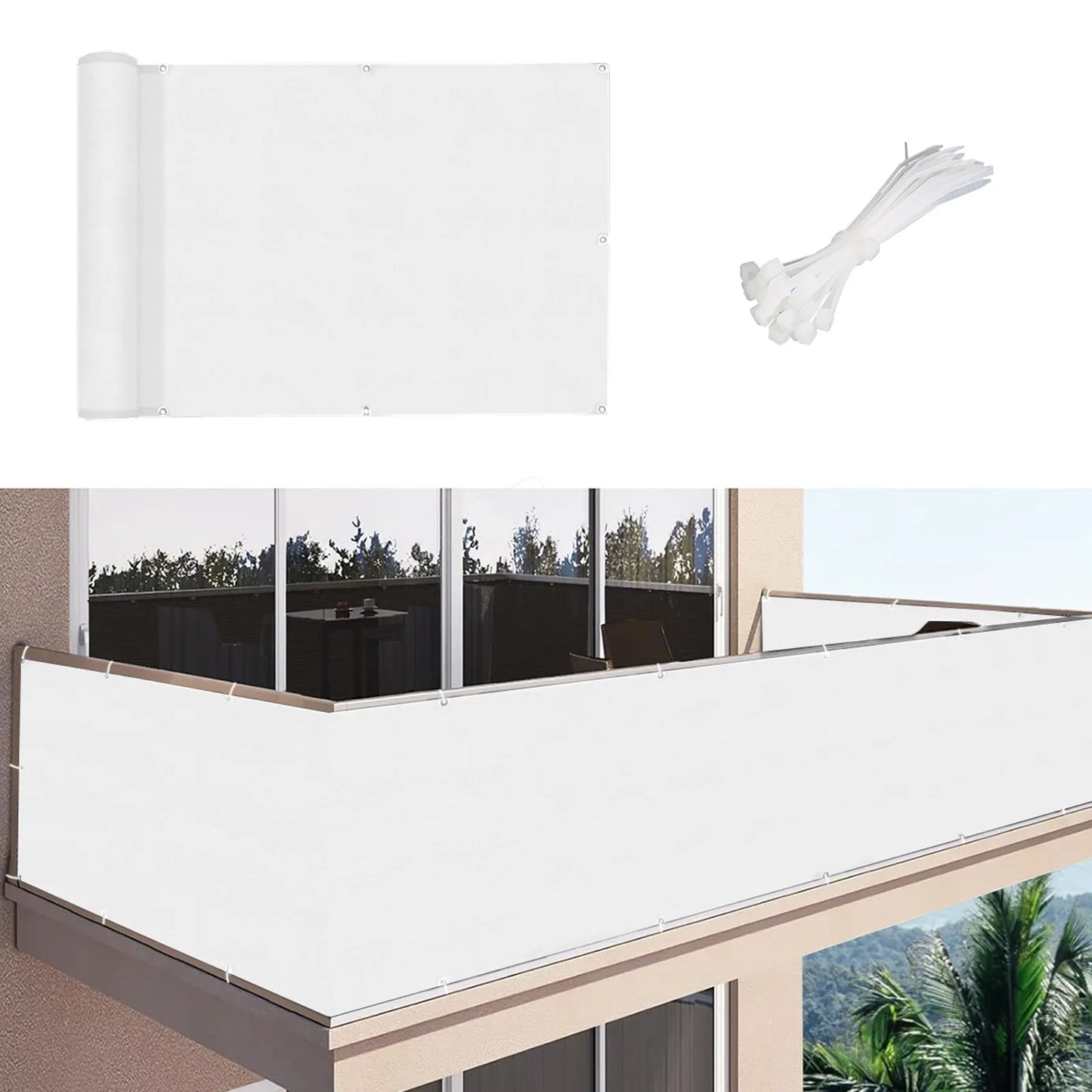 Outdoor Balkon Sichtschutzvorhang nach Maß · Ravello