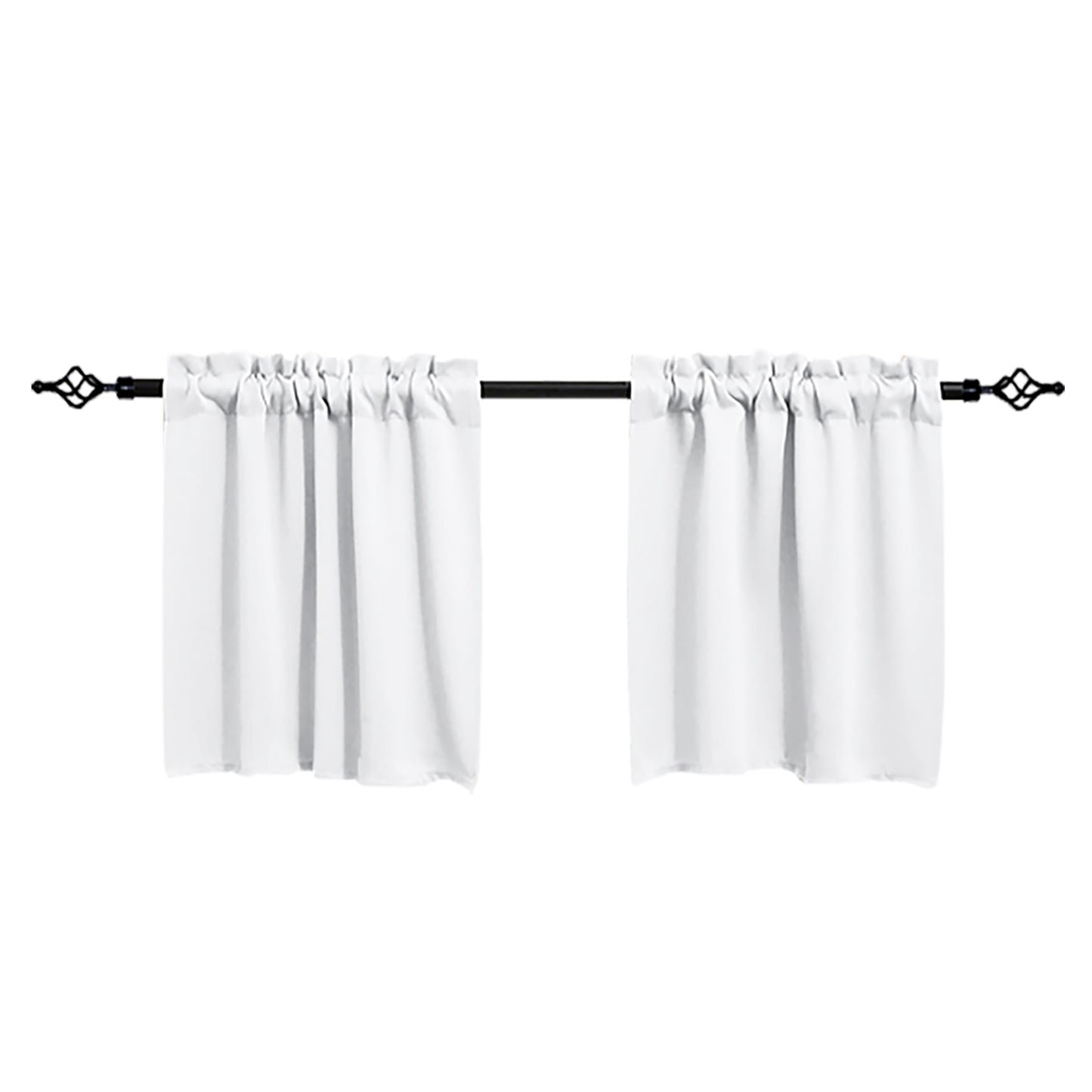 1 Panel Blackout Window Short Curtains