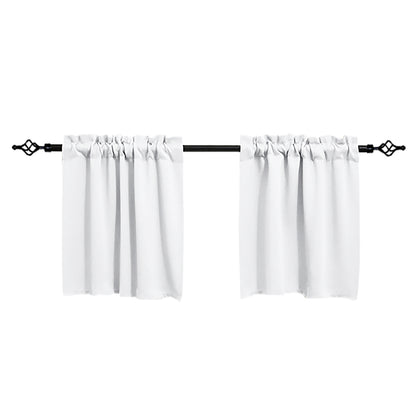 1 Panel Blackout Window Short Curtains