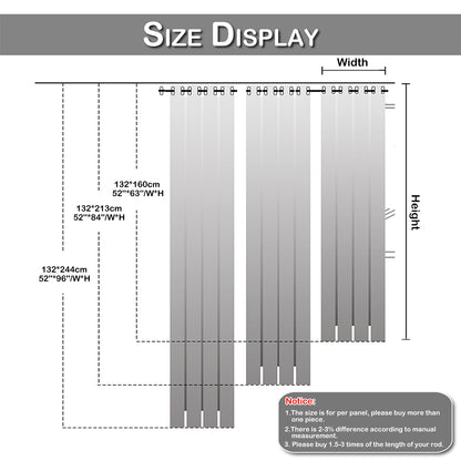 Embroidered Floral Sheer Curtain, 1 Panel, White, 132x160cm/132x213cm/132x244cm