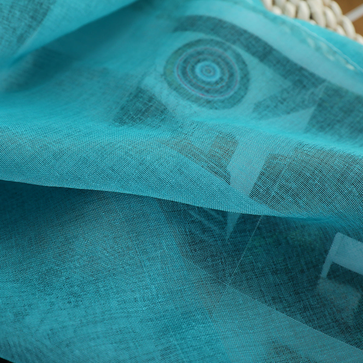 Gradient Sheer Curtains, 1 Panel, Pink-Blue, 100*250cm/140*260cm