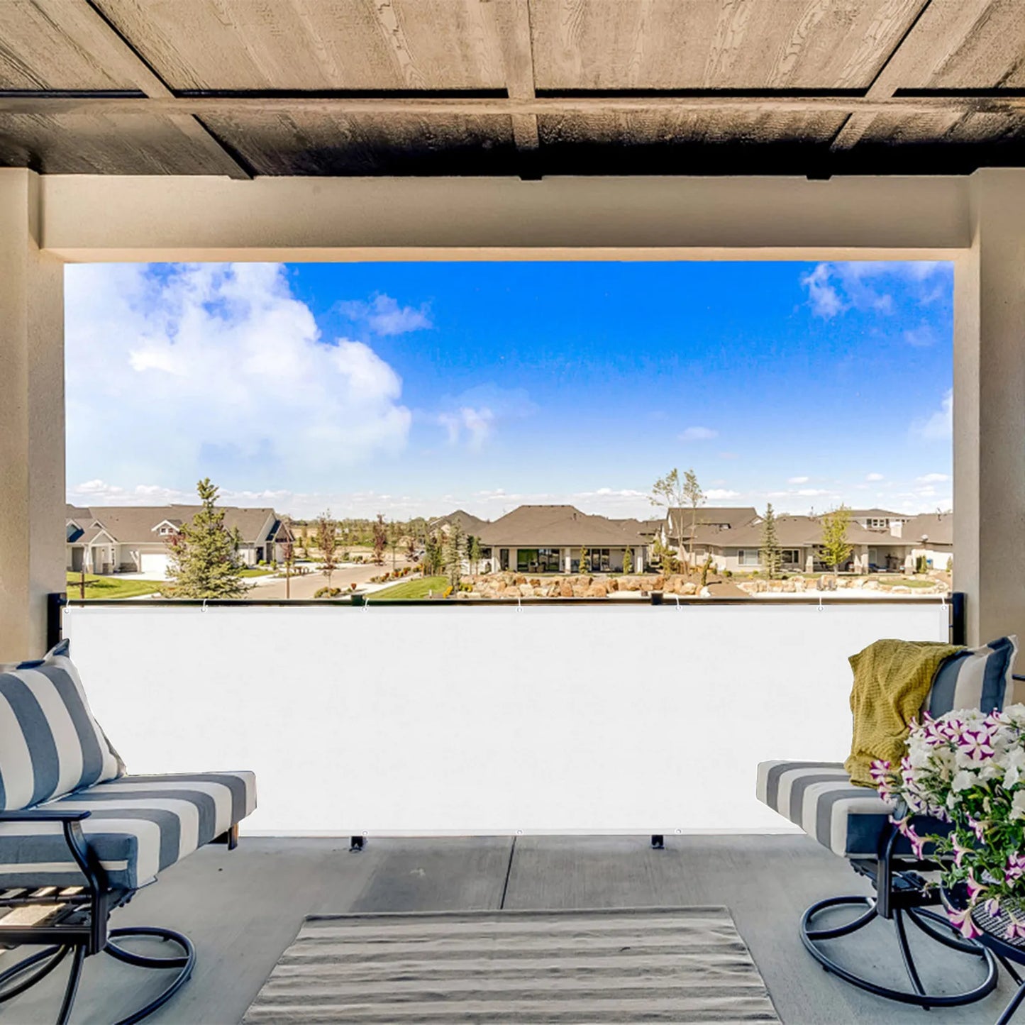 Outdoor Balkon Sichtschutzvorhang nach Maß · Ravello