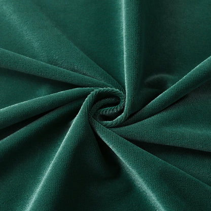 Frosted Fleece Curtains, 1 Panel, Green, 132*164cm/132*214cm/132*241cm