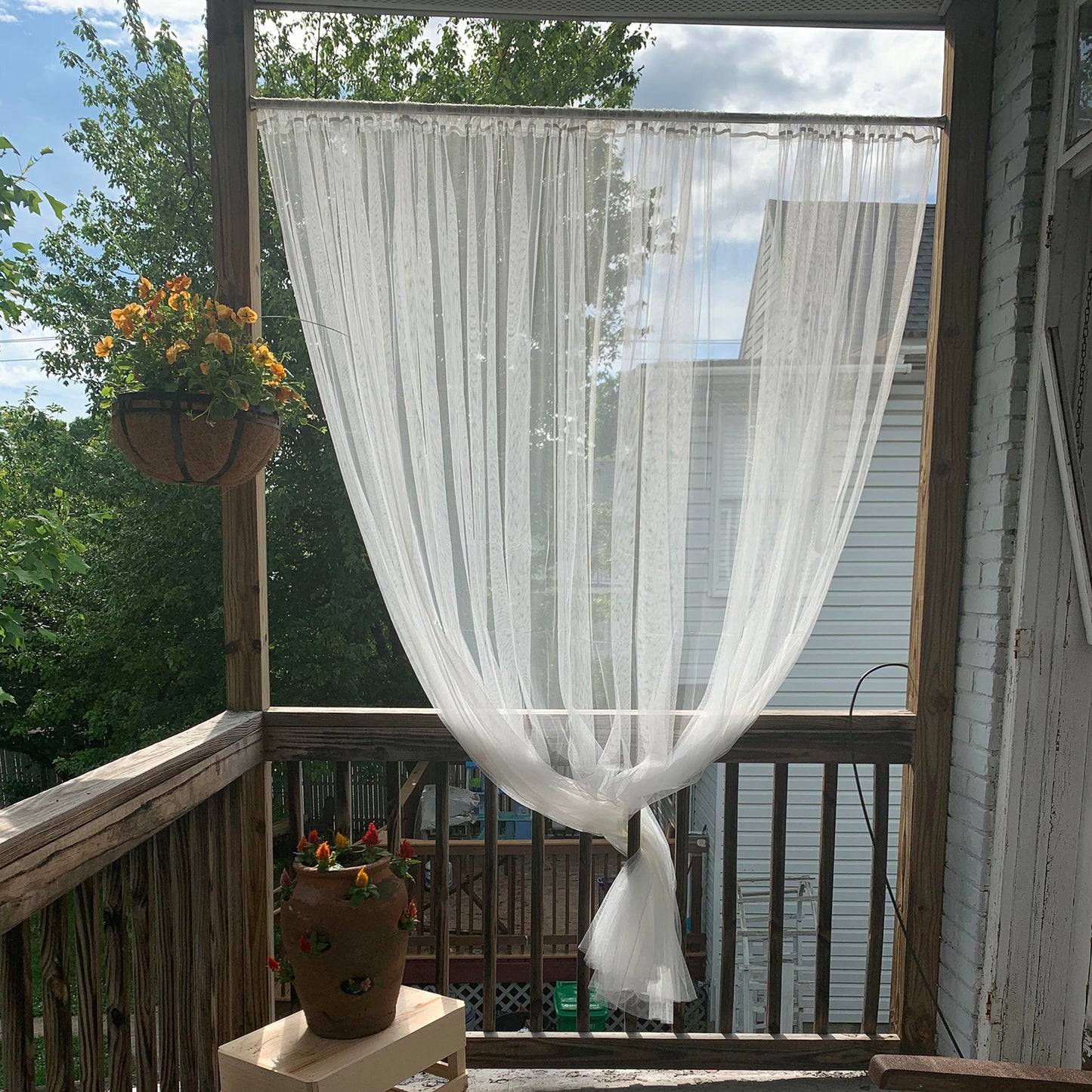 Patio Outdoor Curtain DIY Size Mosquito Net 1 Panel