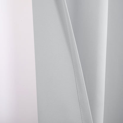 Top & Bottom Fixed Eyelets Windproof & Waterproof Outdoor Curtain 1 Panel