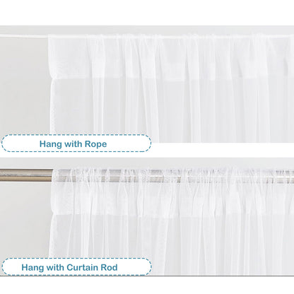 Patio Outdoor Curtain DIY Size Mosquito Net 1 Panel