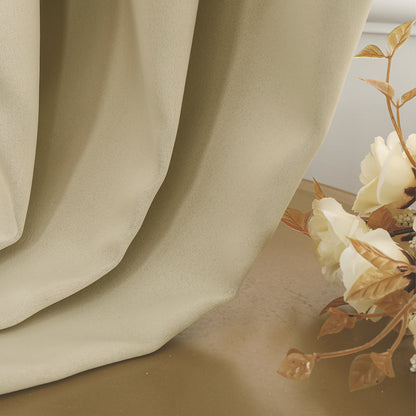 Waterproof Outdoor Curtain Blackout Magic Tab Top 1 Panel