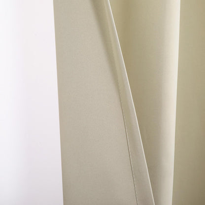 Top & Bottom Fixed Eyelets Windproof & Waterproof Outdoor Curtain 1 Panel