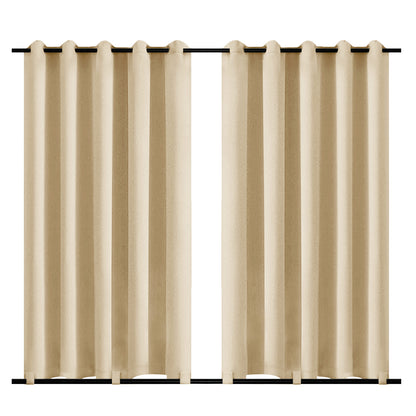 Patio Waterproof Windproof Outdoor Curtains 1 Panel