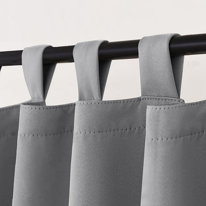 Patio Waterproof Outdoor Curtain Tab Top 1 Panel