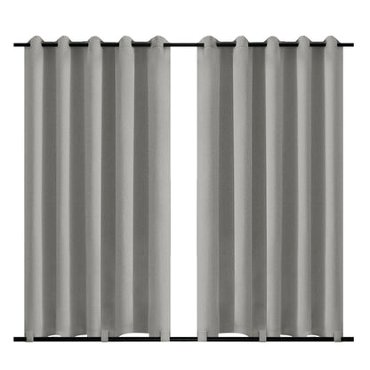 Patio Waterproof Windproof Outdoor Curtains 1 Panel