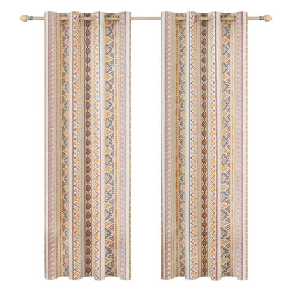 Patio Waterproof Outdoor Curtain Eyelet 2 Panels