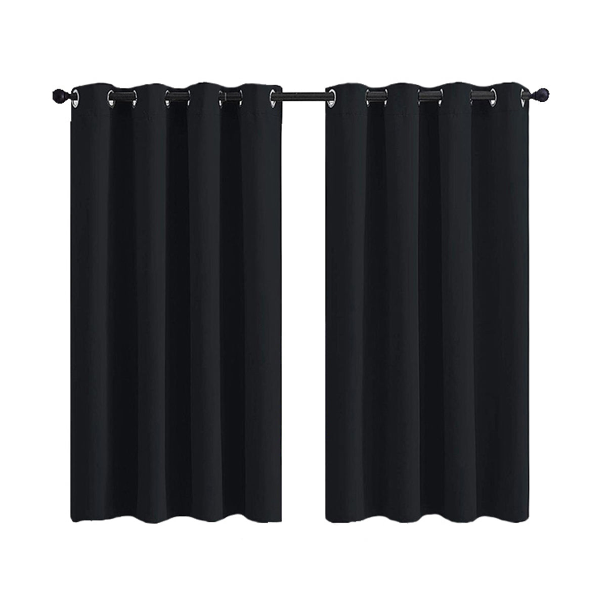 Terrassenvorhang für den Außenbereich, 100 % Verdunkelung, isoliert, wasserdicht, Ösen, 1 Panel