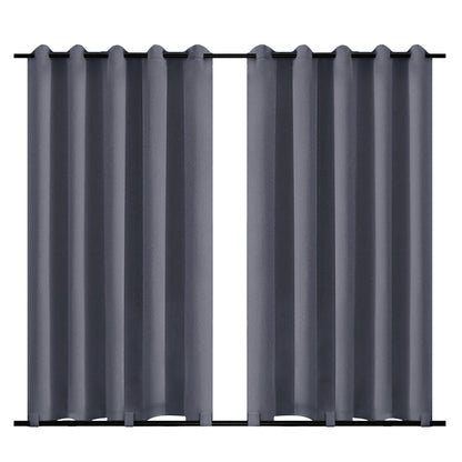 Patio Waterproof Windproof Outdoor Curtains 1 Panel