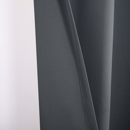 Top & Bottom Fixed Eyelets Windproof & Waterproof Outdoor Curtain 1 Panel