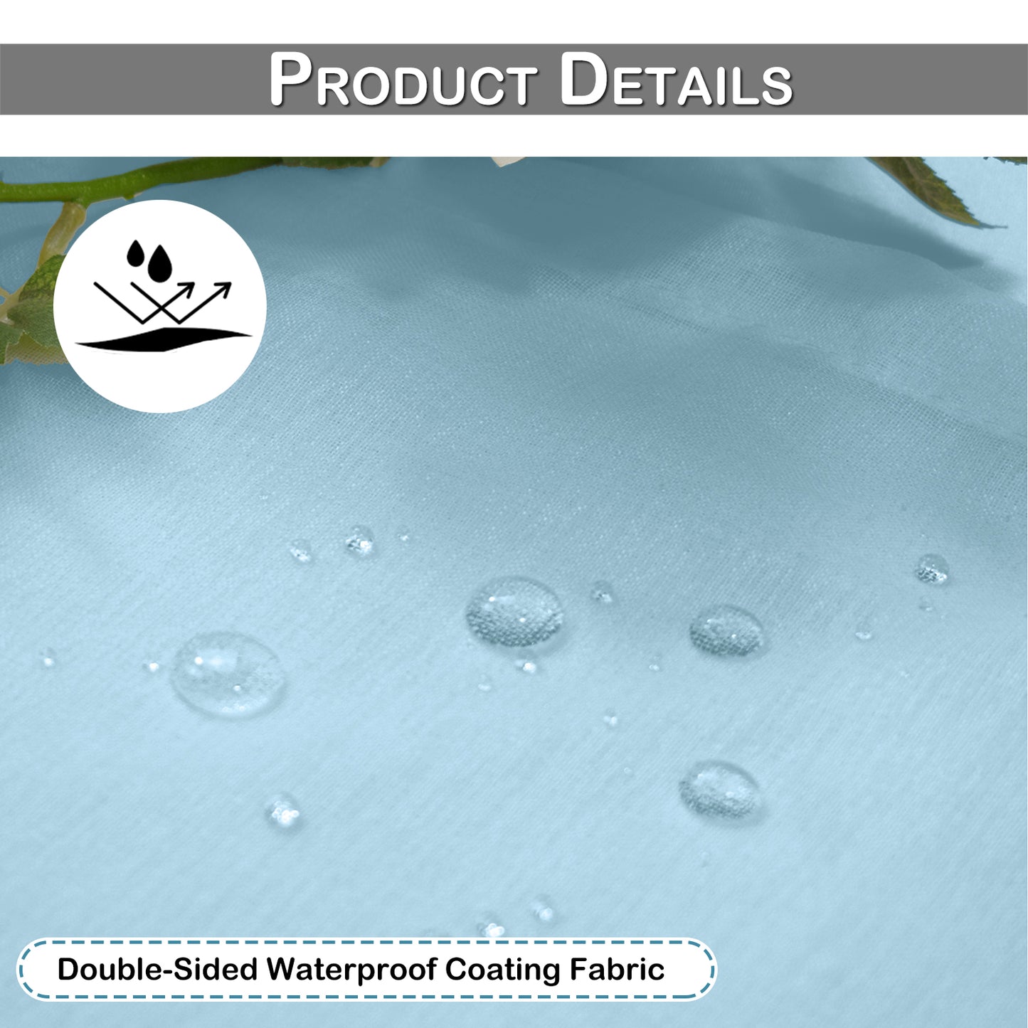 Patio Waterproof Outdoor Curtains 1 Panel