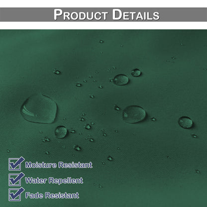 Top & Bottom Fixed Eyelets Windproof & Waterproof Outdoor Curtain 1 Panel
