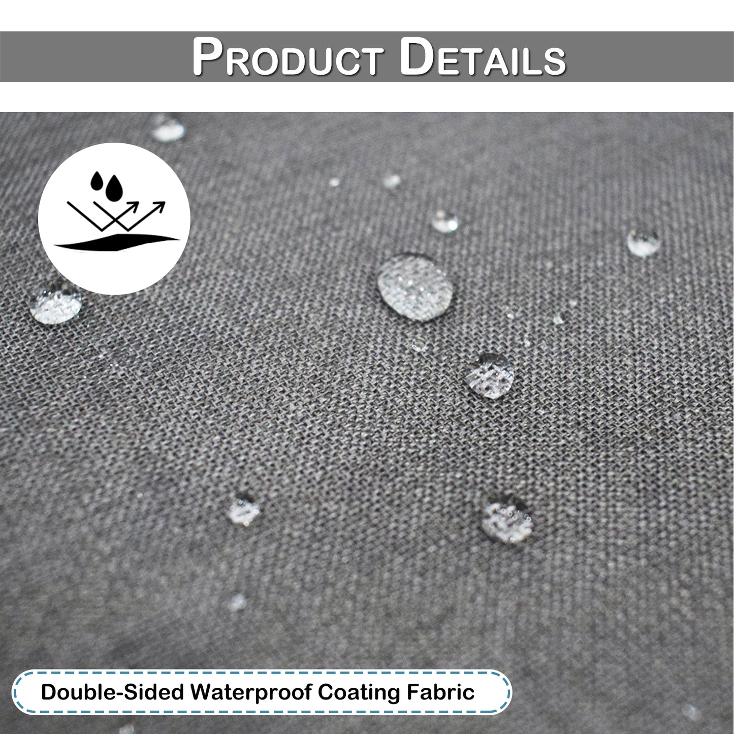 Patio Waterproof Outdoor Curtains 1 Panel