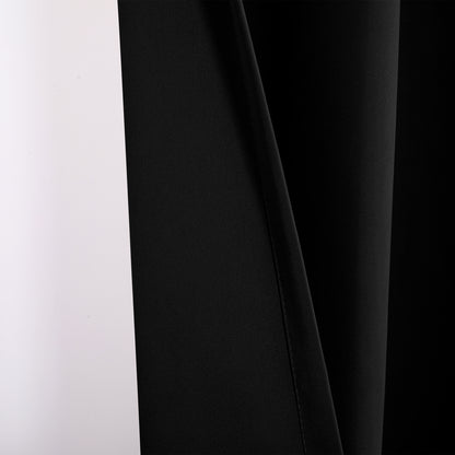 Top & Bottom Fixed Eyelets Windproof & Waterproof Outdoor Curtain 1 Panel