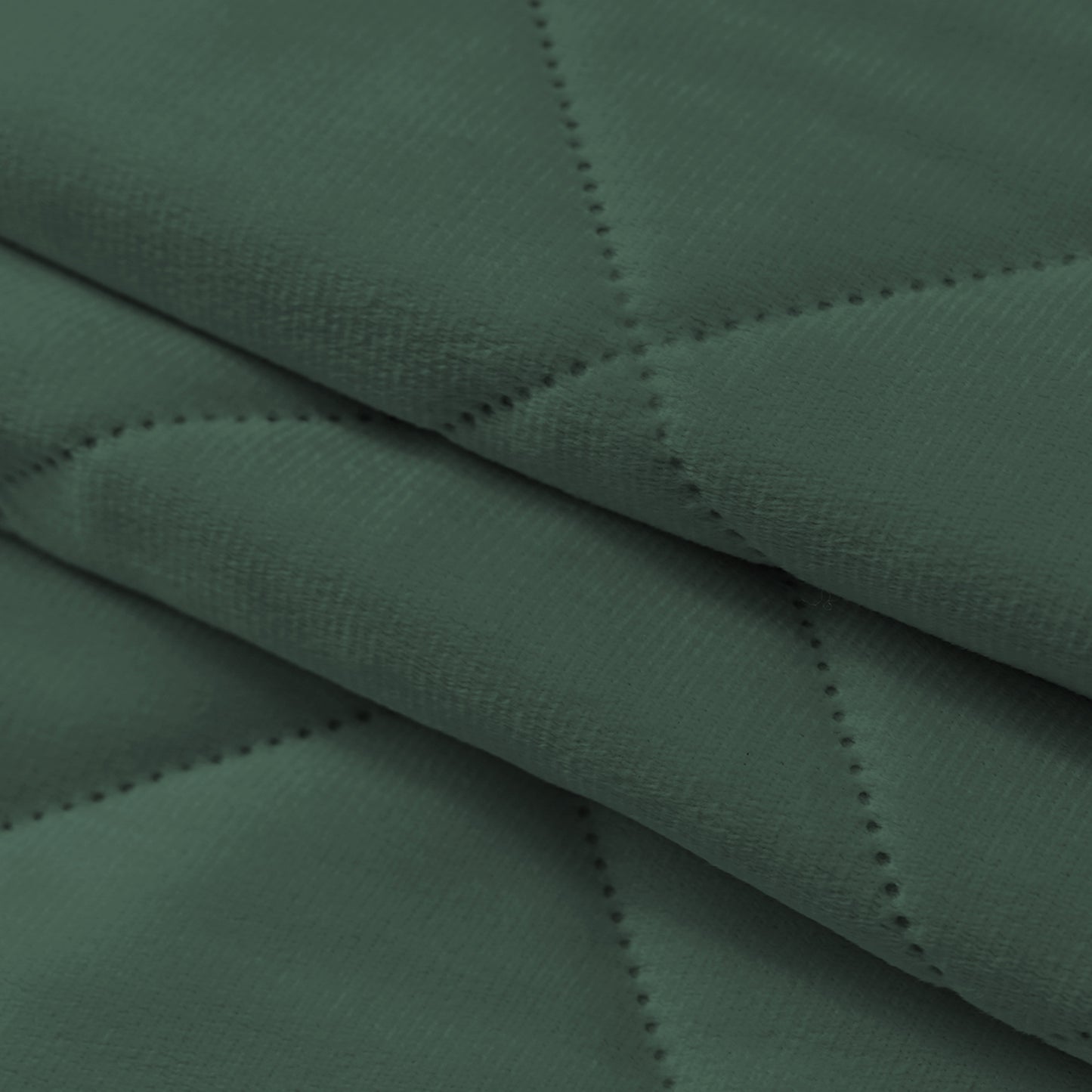 Extra Breiter Samt-Steppvorhang – Wärmende Trenn- oder Weihnachtsgardine aus 3-Schicht-Material