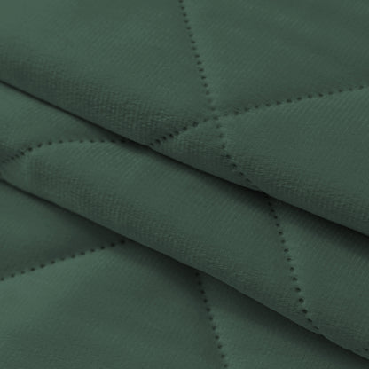 Extra Breiter Samt-Steppvorhang – Wärmende Trenn- oder Weihnachtsgardine aus 3-Schicht-Material