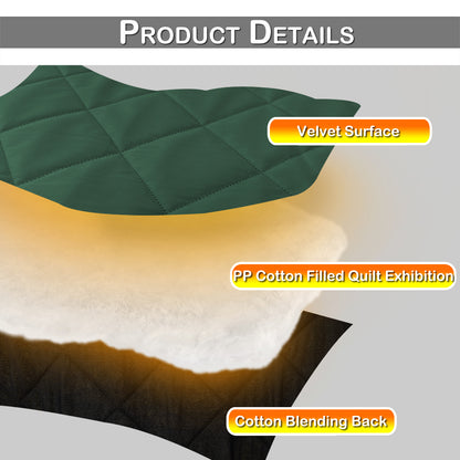Extra Breiter Samt-Steppvorhang – Wärmende Trenn- oder Weihnachtsgardine aus 3-Schicht-Material