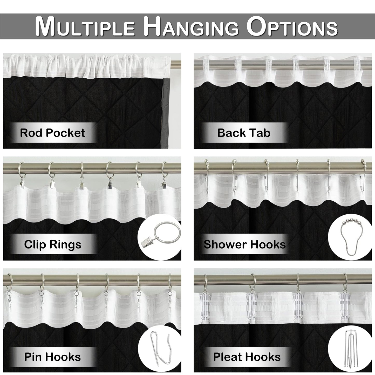 Extra Breiter Samt-Steppvorhang – Wärmende Trenn- oder Weihnachtsgardine aus 3-Schicht-Material