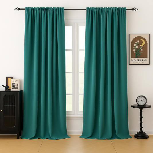 Verdunkelungsvorhang aus Samt