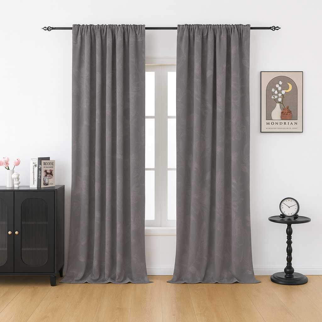 Natural custom-made curtains · Botanica