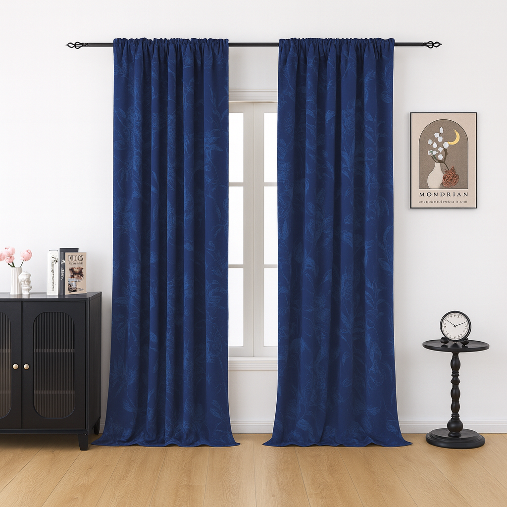 Natural custom-made curtains · Botanica