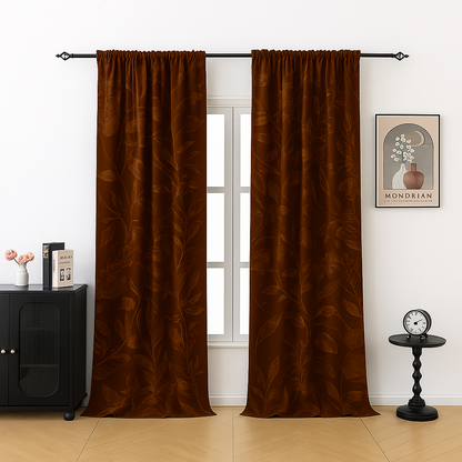 Natural custom-made curtains · Botanica