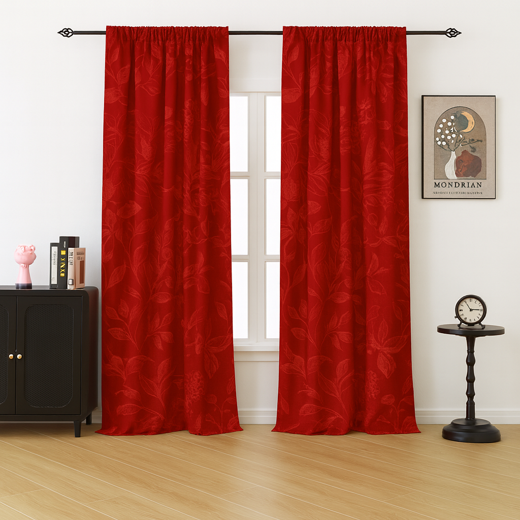 Natural custom-made curtains · Botanica
