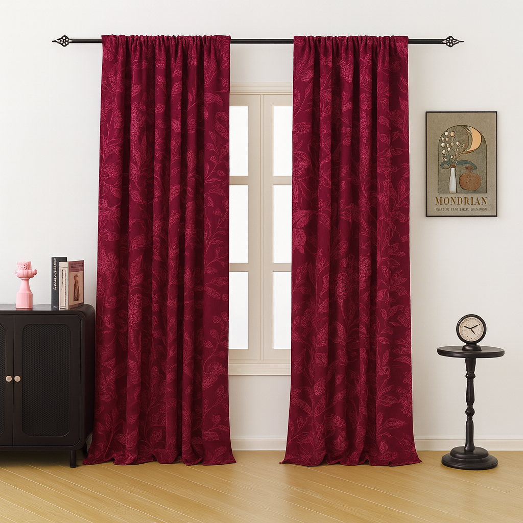 Natural custom-made curtains · Botanica