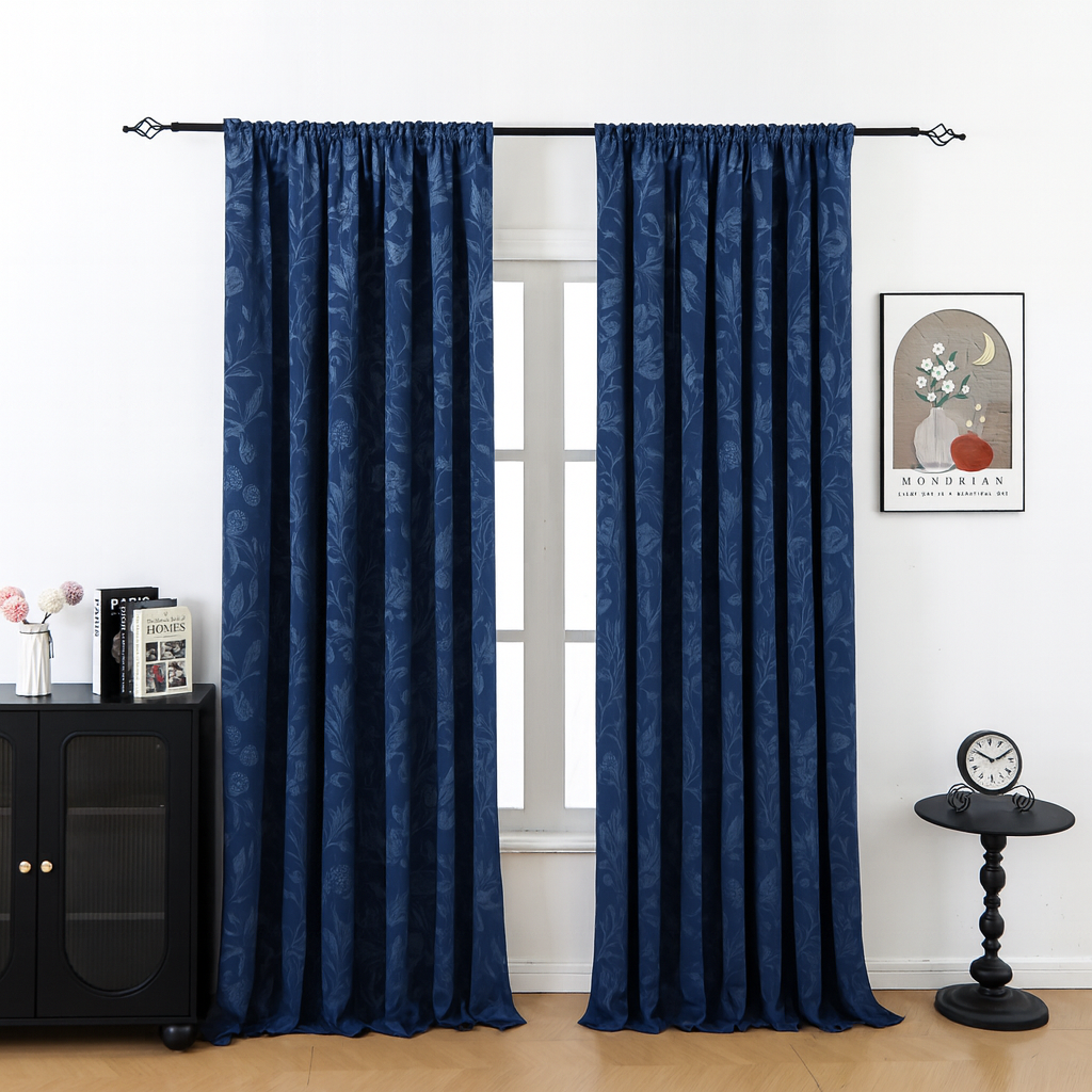 Natural custom-made curtains · Botanica