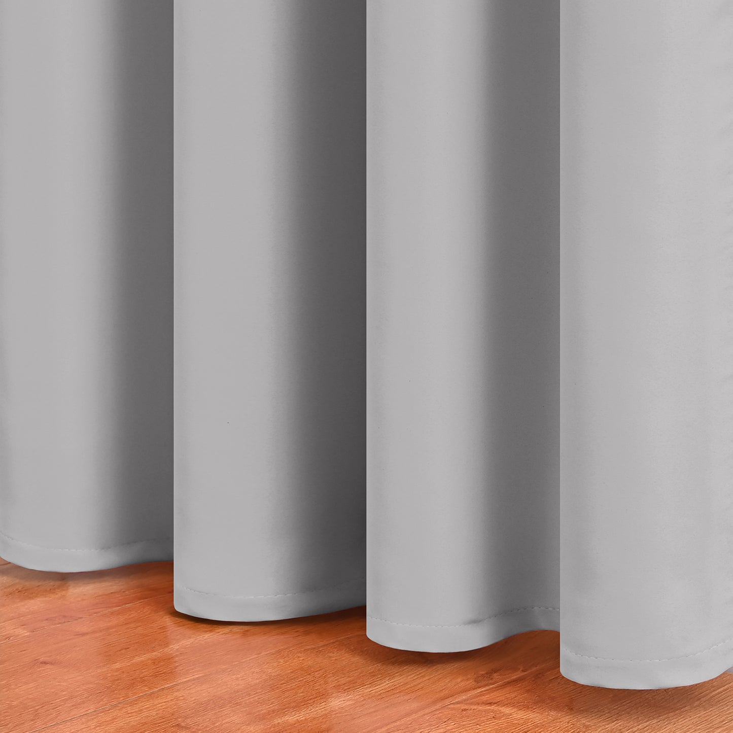 Pom Pom Blackout Curtains, 1 Panel, Gray, 132*160cm/132*183cm/132*214cm