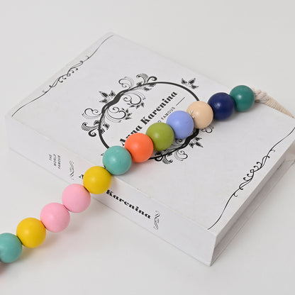 Rainbow Balls Beads Tiebacks Holdbacks Curtain Rope