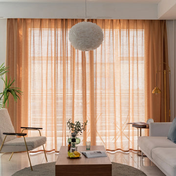 Natural curtains made to measure · Careno