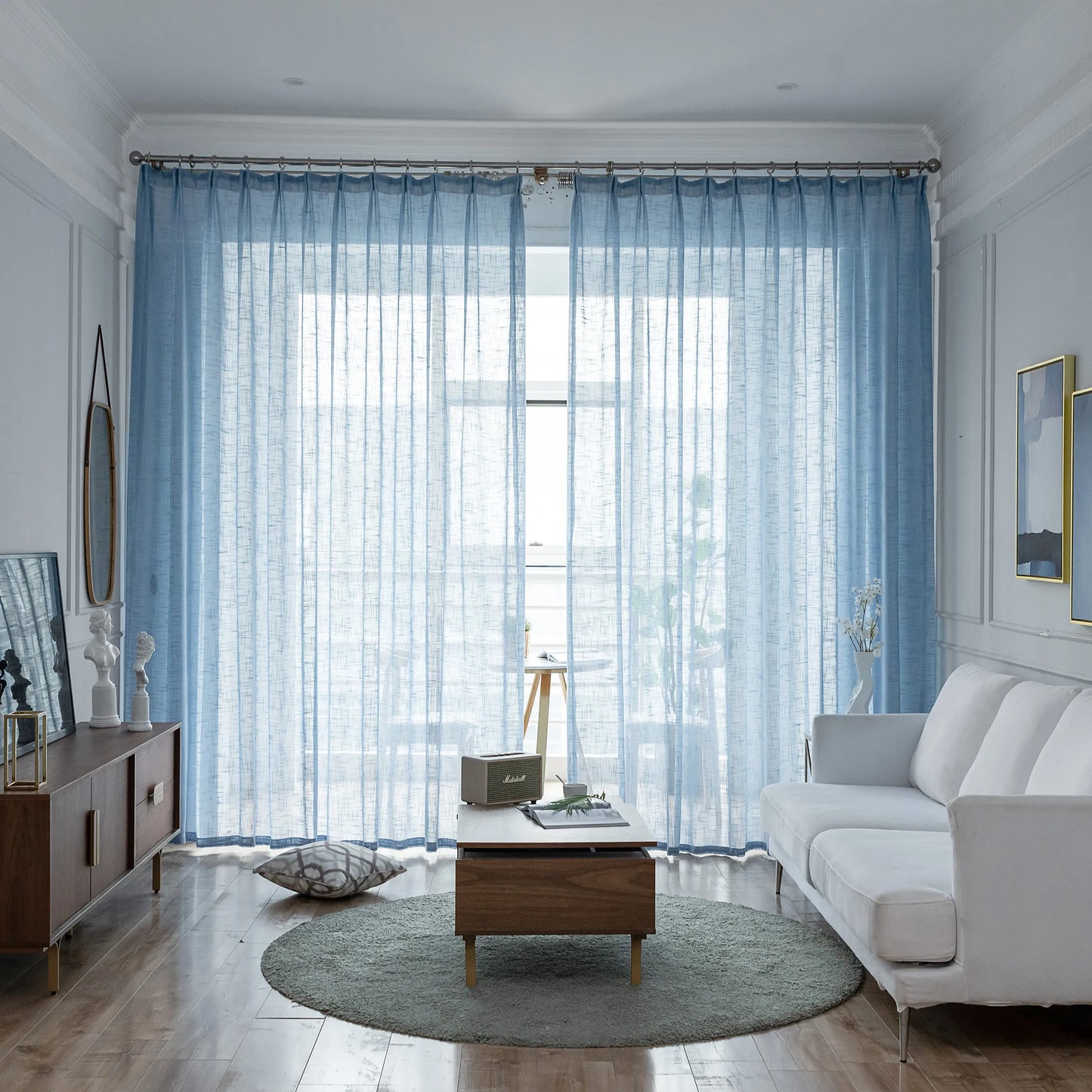 Custom-made translucent curtains · Lumis