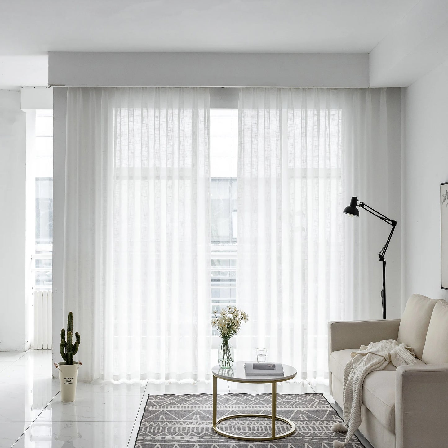 Custom-made translucent curtains · Lumis