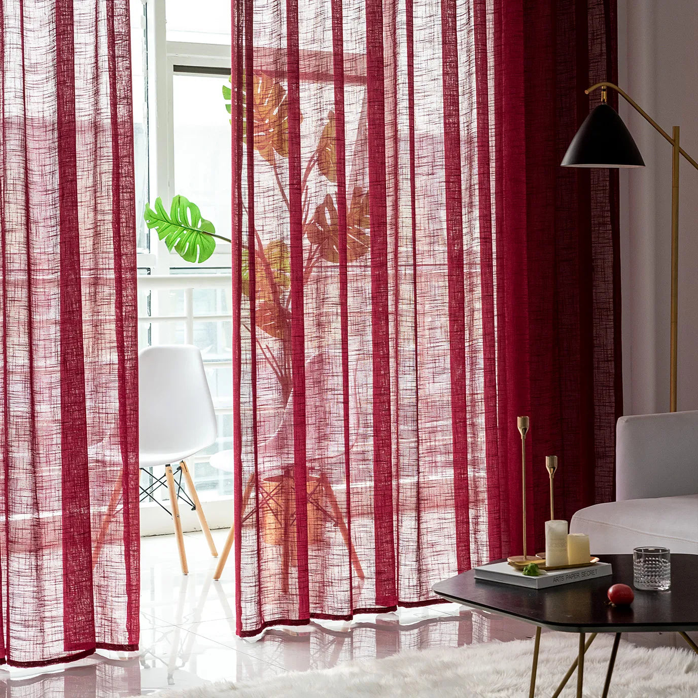 Custom-made translucent curtains · Lumis