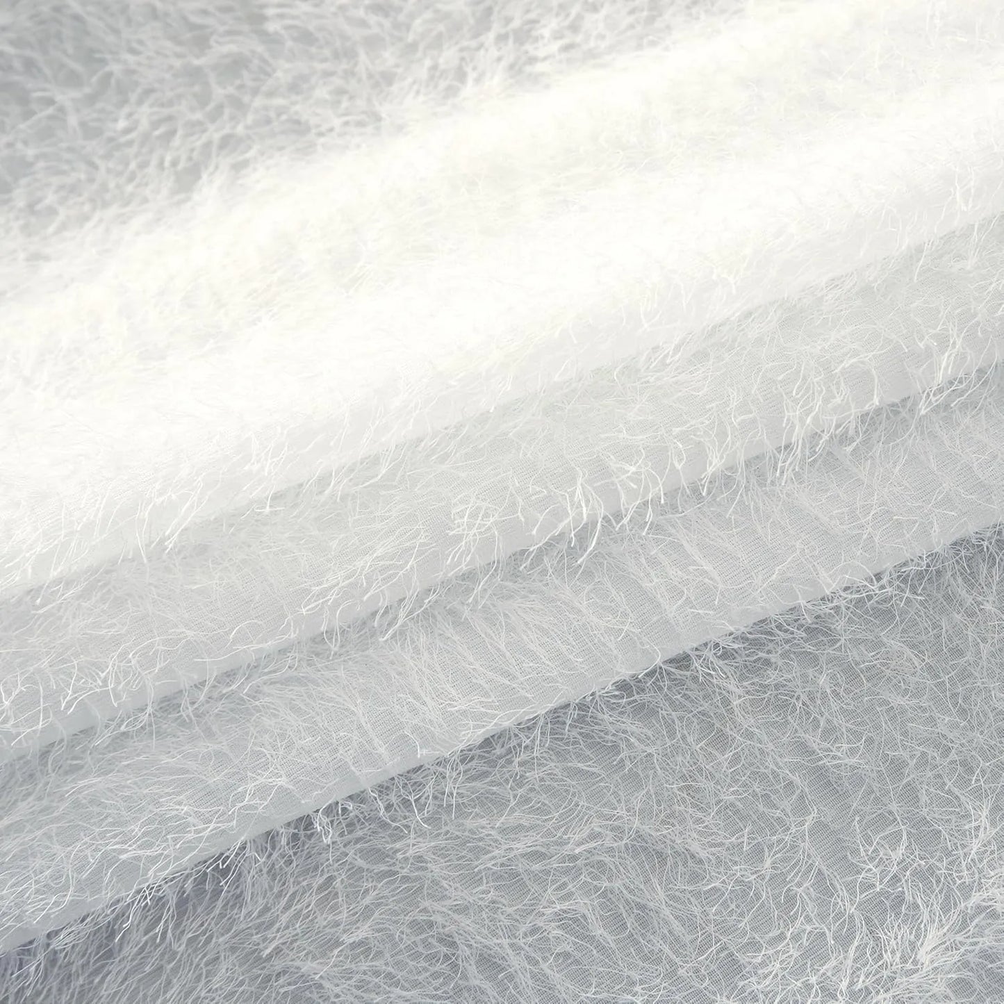 Voilage transparent à l'aspect tissé texturé – Elvane