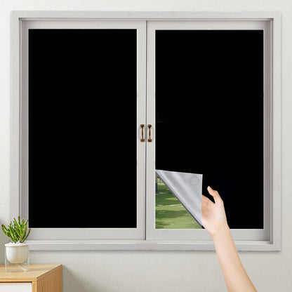 Blackout DIY Curtains, 1 Panel, Black&Silver, 145x300cm