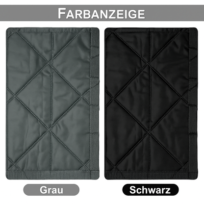 Gesteppter magnetischer Thermo Türvorhang mit Fenster · Wärmeschutz und Kälteschutz