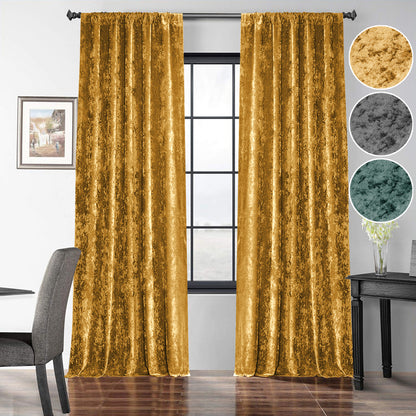Velvet Curtain – Opaque, light and heat protection, 3 colors