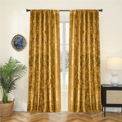Velvet Curtain – Opaque, light and heat protection, 3 colors