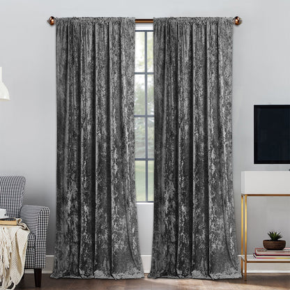 Velvet Curtain – Opaque, light and heat protection, 3 colors