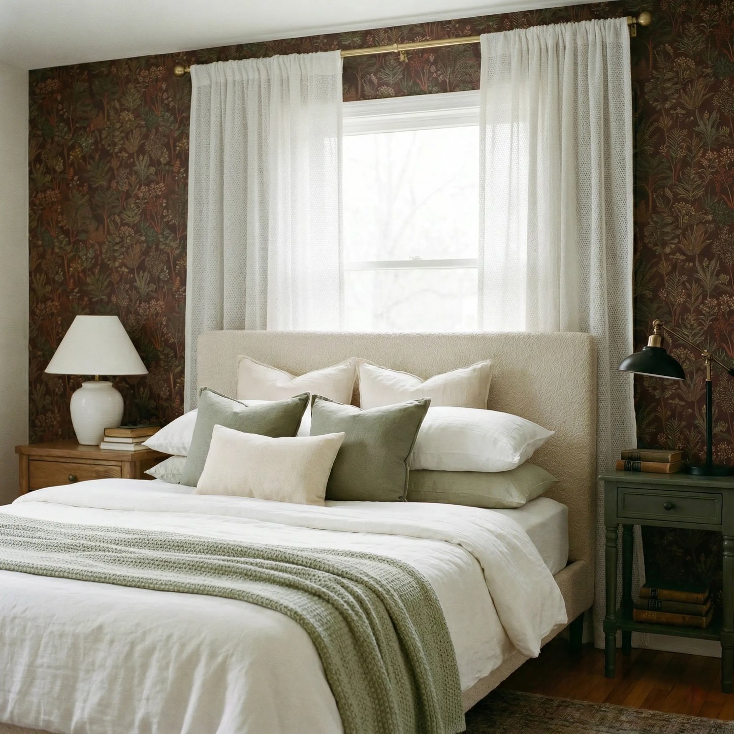 Custom-made geometric curtains · Lattice