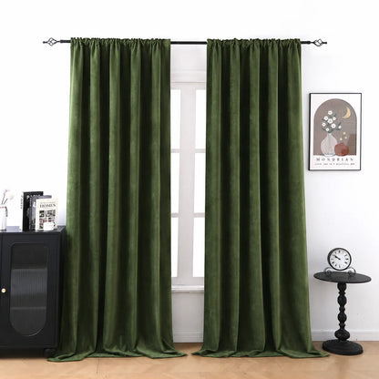 Custom-made velvet curtain · Milano