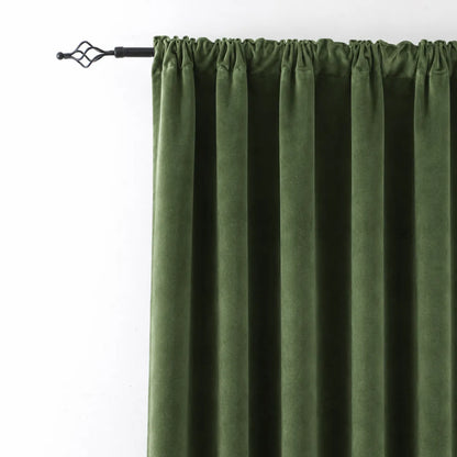 Custom-made velvet curtain · Milano