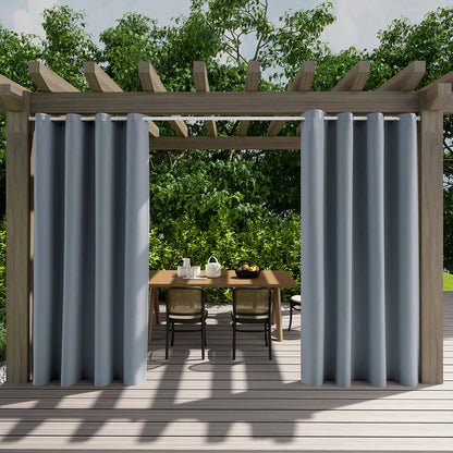 Wasserdichter Outdoor Vorhang mit Ösen Wärmeschutz und Verdunkelung 5 Farben